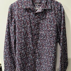 Apt. 9 Premier Flex Untucked Fit Men's Multicolor Floral Button Down Shirt